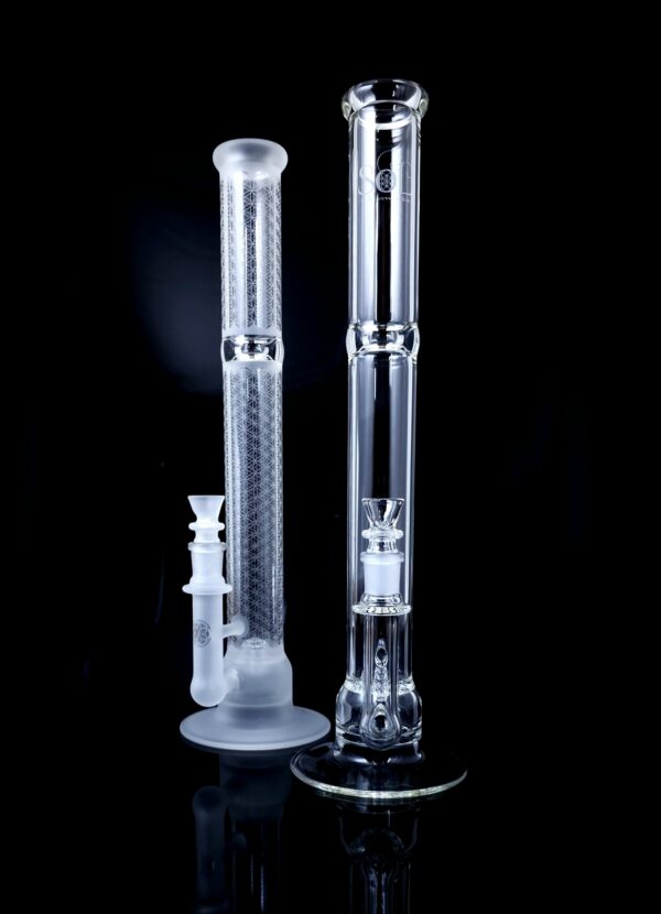 Glass SoL-45 Lace-Sphere straight tube