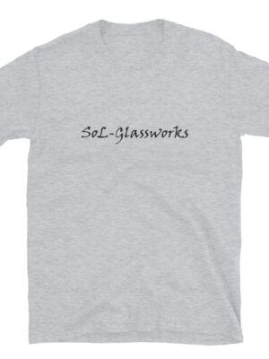 SoL-Glassworks black logo T-Shirt