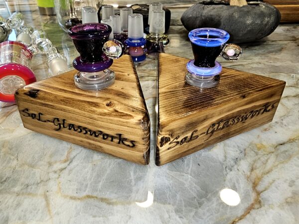 Accessories Laser Engraved Wooden Bowl Stand