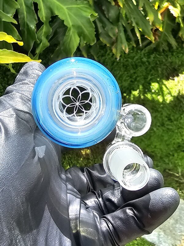 Glass Blue-stardust Ghost (BSG) accented 18mm dry catch