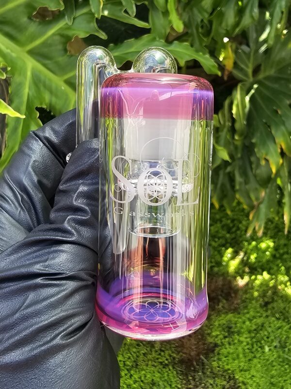 Glass Telemagenta Accented 18mm Dry Catch